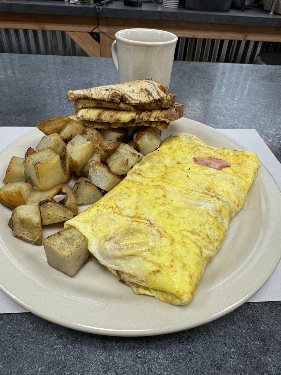Mushroom Cheese Omelette