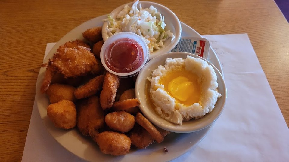 Fried Shrimp and Scallops